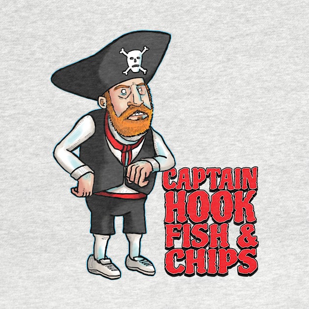 CAPT HOOK FISH AND CHIPS by Superugly